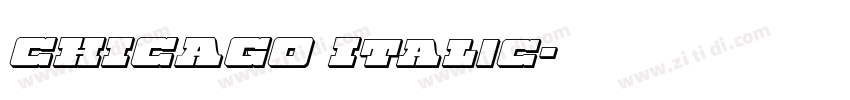 CHICAGO Italic字体转换